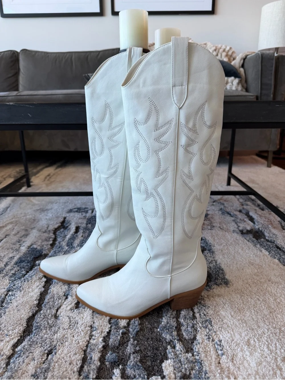 BiLLiNi White Urson Cowboy Boots